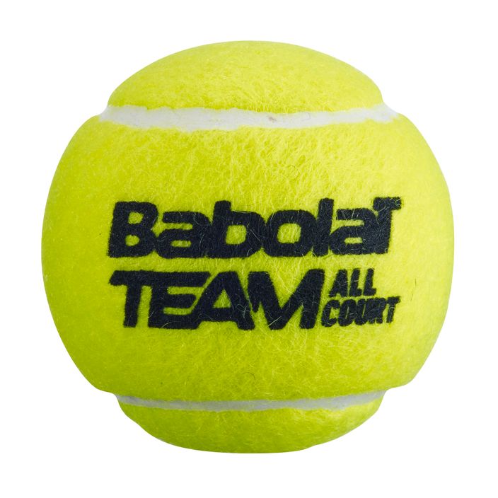 Babolat Team All Court μπάλες τένις 4 τεμάχια κίτρινο 502081 3