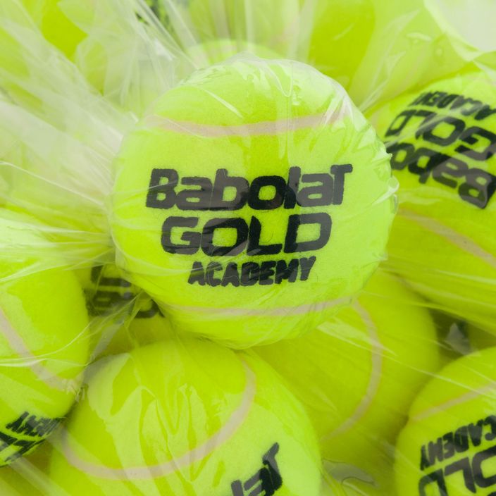 Μπαλάκια τένις Babolat Gold Academy 72 τεμάχια κίτρινα 514008 3