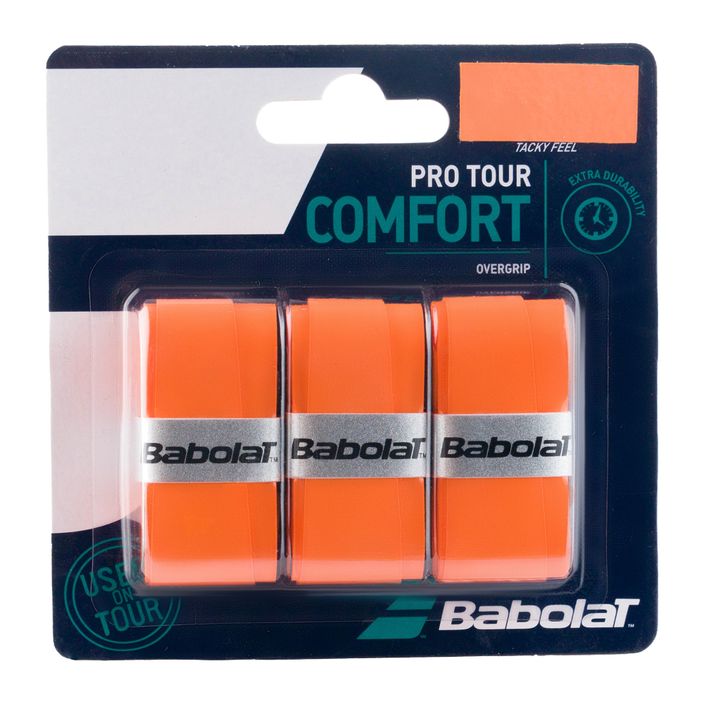 Babolat Pro Tour περιτύλιγμα ρακέτας τένις 3 τμχ πορτοκαλί 653037 2