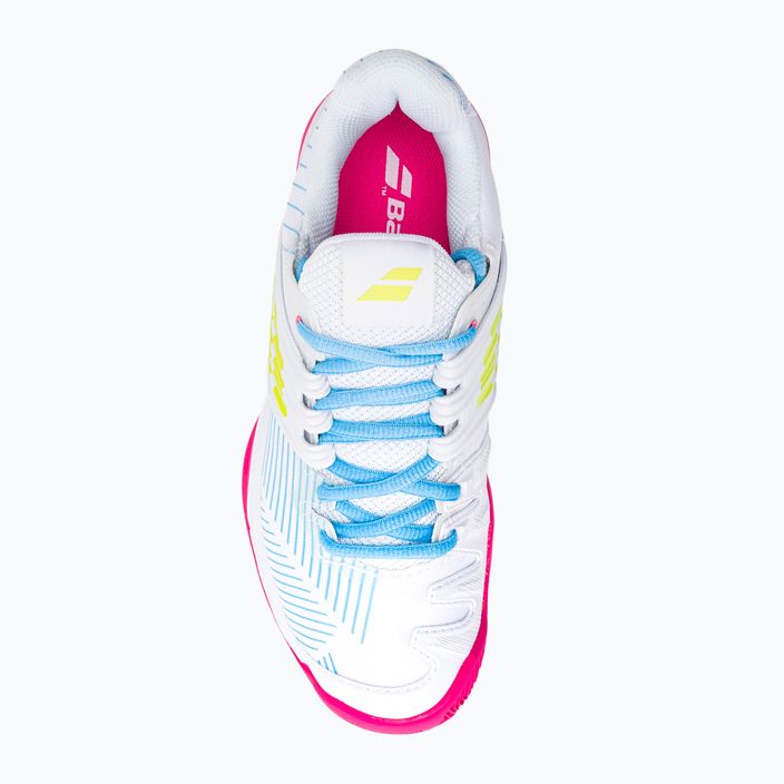 Babolat γυναικεία παπούτσια τένις 22 Propulse Fury Clay λευκό 31S22554 6