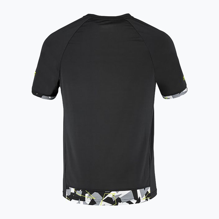 Ανδρικό πουκάμισο τένις Babolat Aero Crew Neck Μαύρο 2MS23011Y 2