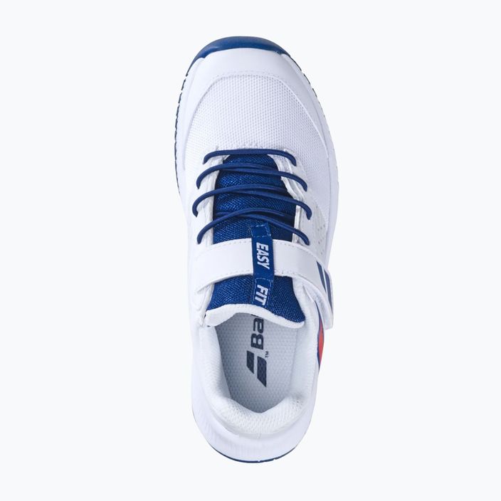 Παπούτσια τένις Babolat Pulsion All Court Kid λευκό/μπλε κρατικό χρώμα 14