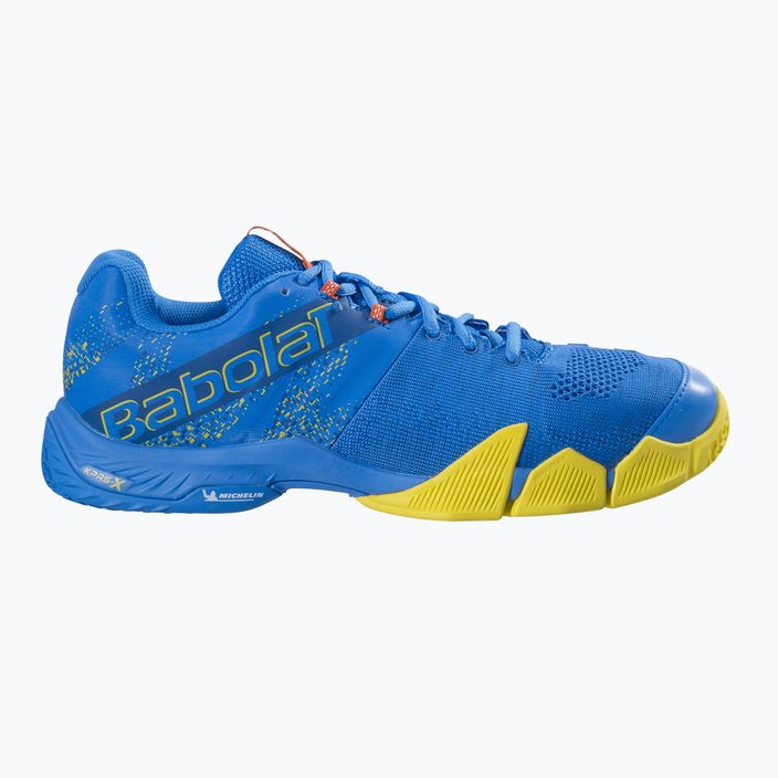 Babolat Movea ανδρικά παπούτσια κουπιών γαλλικό μπλε/κίτρινο ζωντανό 8