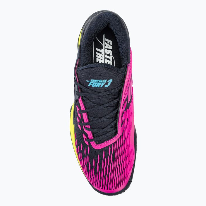 Babolat Propulse Fury 3 All Court ανδρικά παπούτσια τένις σκούρο μπλε/ροζ aero 5