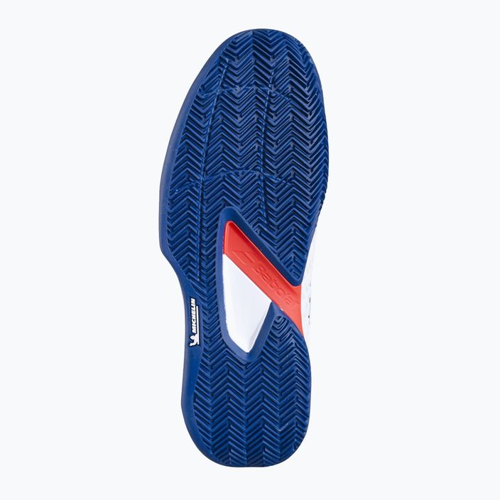 Babolat Propulse Fury 3 Clay λευκό/μπλε ανδρικά παπούτσια τένις 12