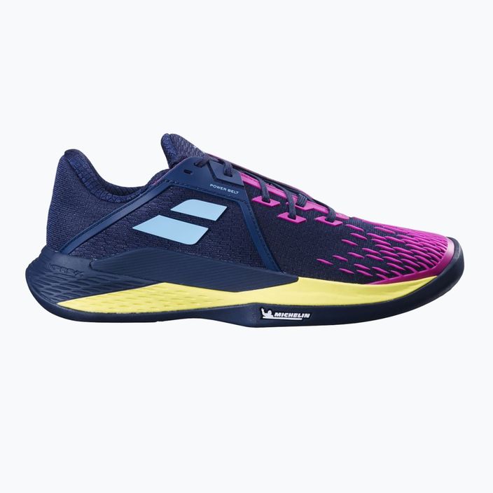 Babolat Propulse Fury 3 Clay σκούρο μπλε/ροζ ανδρικά παπούτσια τένις 9