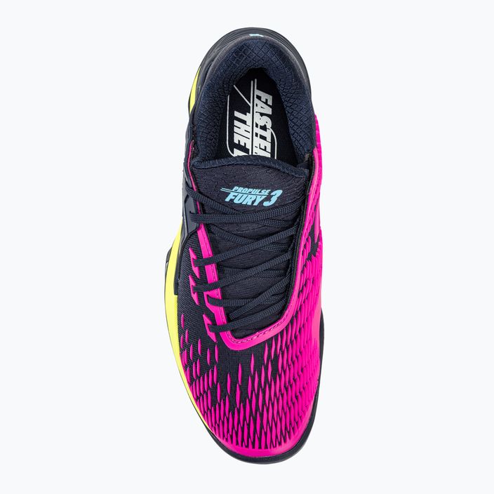 Babolat Propulse Fury 3 Clay σκούρο μπλε/ροζ ανδρικά παπούτσια τένις 5