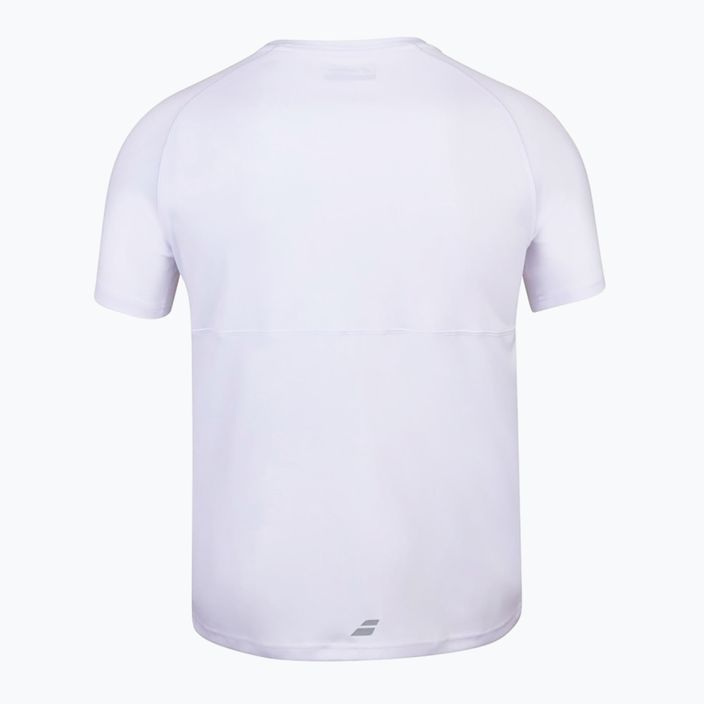 Ανδρικό T-shirt Babolat Play Crew Neck λευκό/λευκό 3
