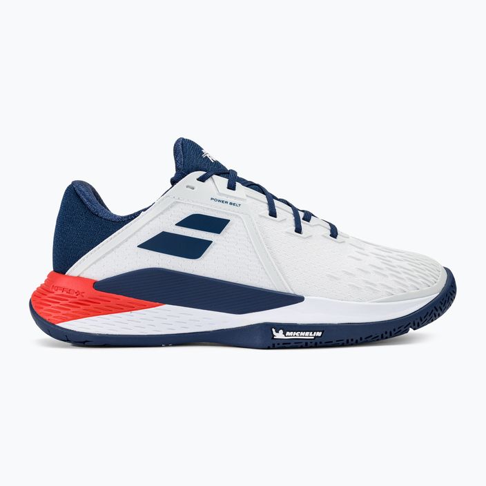 Babolat Propulse Fury 3 All Court λευκό/μπλε ανδρικά παπούτσια τένις 30S24208 2