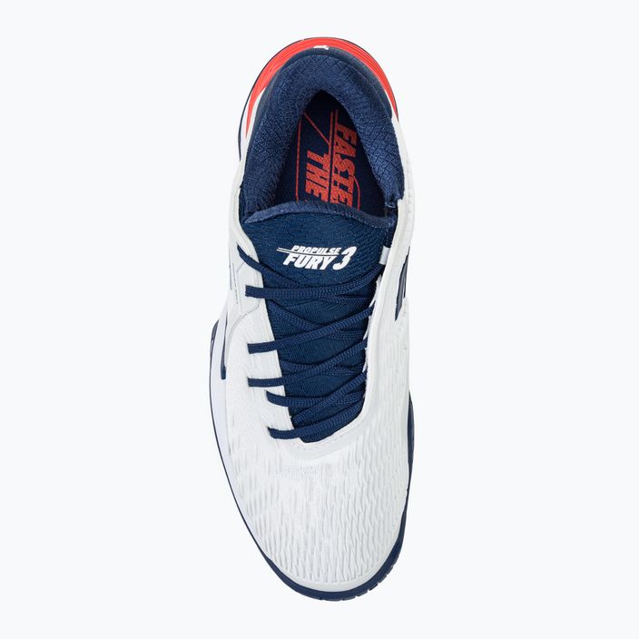 Babolat Propulse Fury 3 All Court λευκό/μπλε ανδρικά παπούτσια τένις 30S24208 5