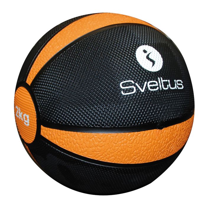 Sveltus Medicine Ball 2 kg μαύρο/πορτοκαλί 2