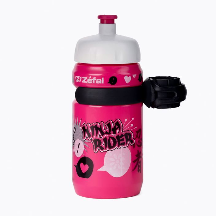 Zefal Set Little Z-Ninja Girl ροζ παιδικό μπουκάλι ποδηλάτου ZF-162I με κλιπ προσάρτησης 2