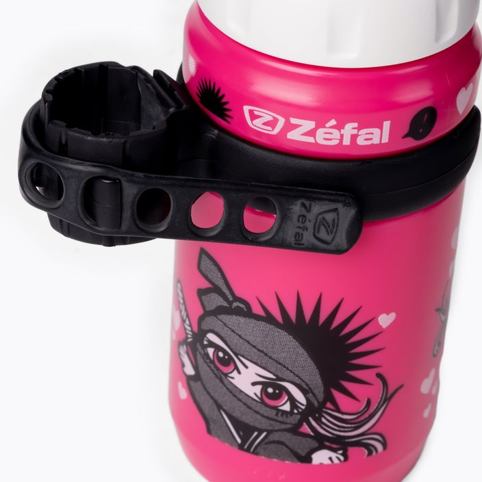 Zefal Set Little Z-Ninja Girl ροζ παιδικό μπουκάλι ποδηλάτου ZF-162I με κλιπ προσάρτησης 3