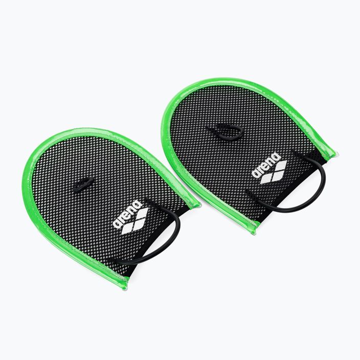 Arena Flex Swim Paddles μαύρο και πράσινο 1E554/65