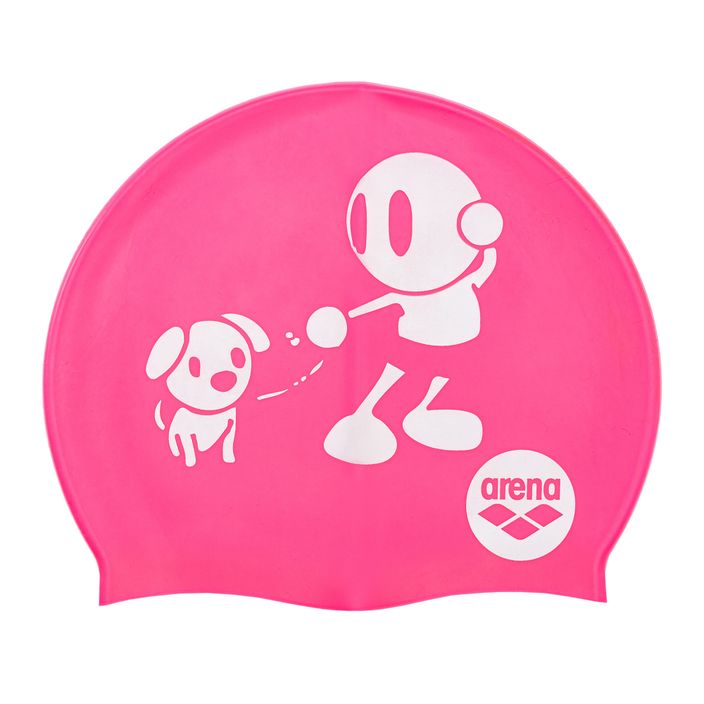 Παιδικό καπέλο κολύμβησης arena Kun Cap ροζ 91552/901 2