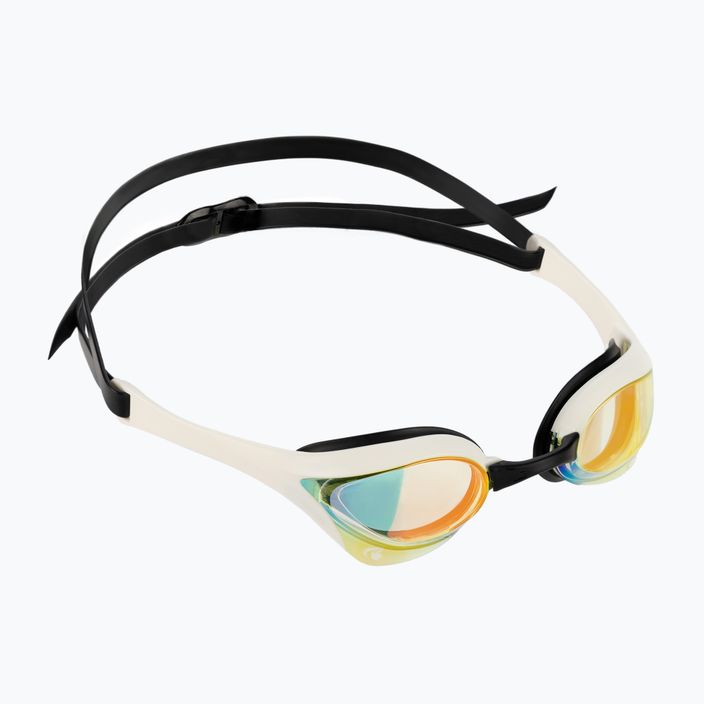 Γυαλιά κολύμβησης Arena Cobra Ultra Swipe Mirror κίτρινο χάλκινο/λευκό 002507/310