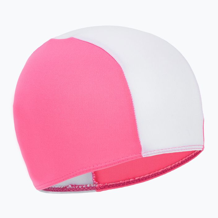 Παιδικό καπέλο κολύμβησης arena Polyester II λευκό και ροζ 002468/910