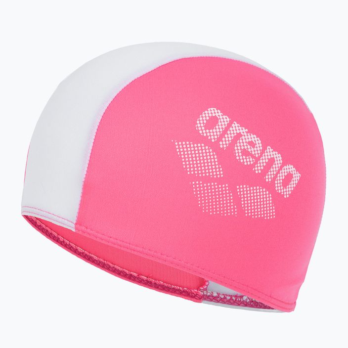Παιδικό καπέλο κολύμβησης arena Polyester II λευκό και ροζ 002468/910 2