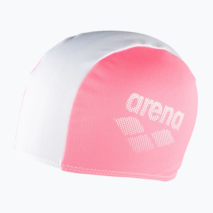 Παιδικό καπέλο κολύμβησης arena Polyester II λευκό και ροζ 002468/910 4