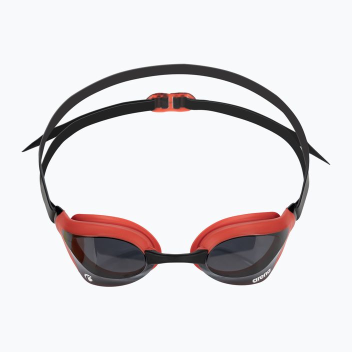 Γυαλιά κολύμβησης Arena Cobra Core Swipe καπνός/κόκκινο 003930/450 2
