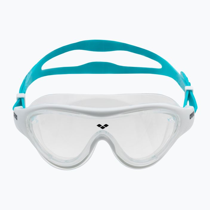 Παιδική μάσκα κολύμβησης arena The One Mask διάφανο/λευκό/ανοιχτό μπλε 004309/202 2
