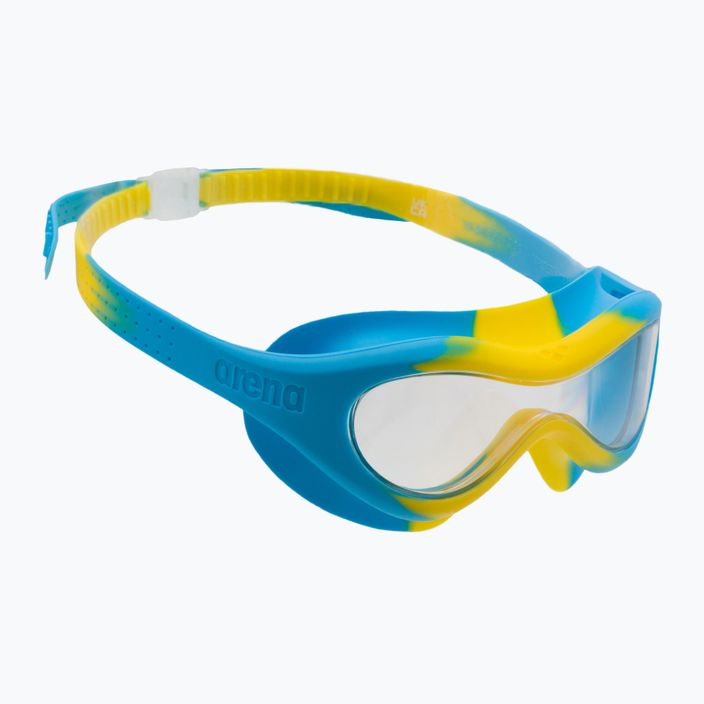 Παιδική μάσκα κολύμβησης Arena Spider Mask διάφανο/κίτρινο/μπλε 004287/102