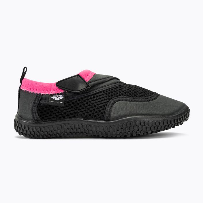 Παιδικά παπούτσια νερού Arena Watershoes JR σκούρο γκρι/ροζ παπούτσια νερού 2