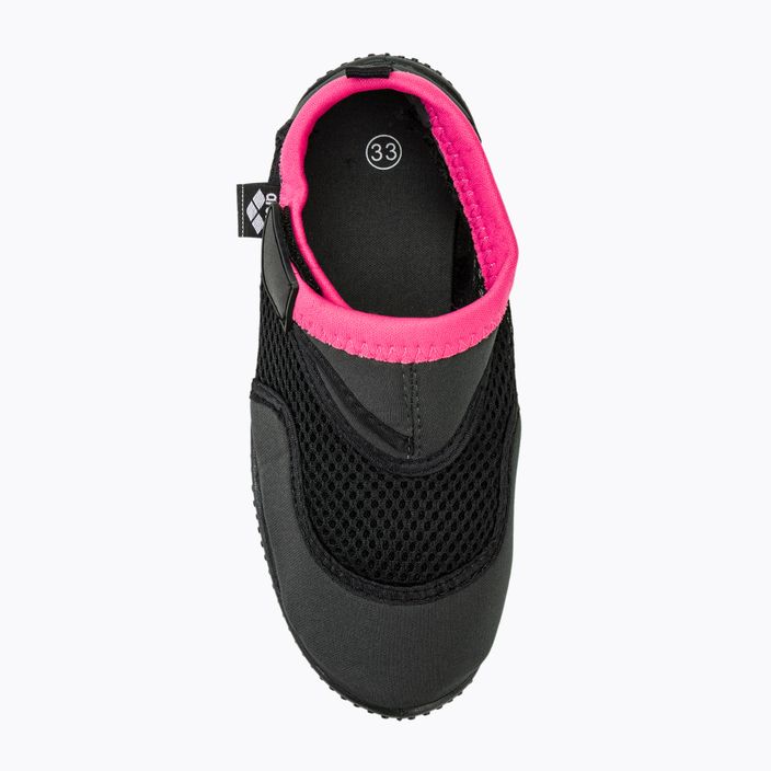 Παιδικά παπούτσια νερού Arena Watershoes JR σκούρο γκρι/ροζ παπούτσια νερού 5