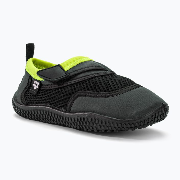 Παιδικά παπούτσια νερού Arena Watershoes JR σκούρο γκρι/ lime