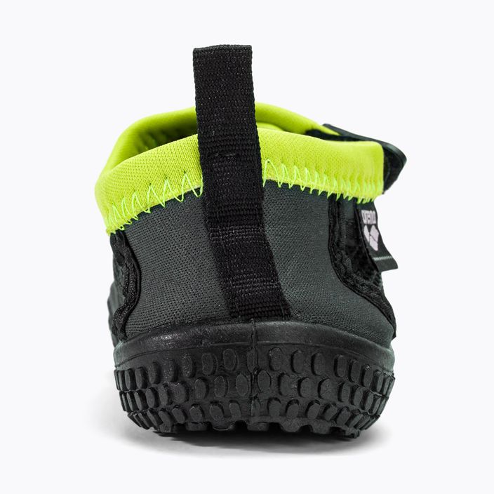 Παιδικά παπούτσια νερού Arena Watershoes JR σκούρο γκρι/ lime 6