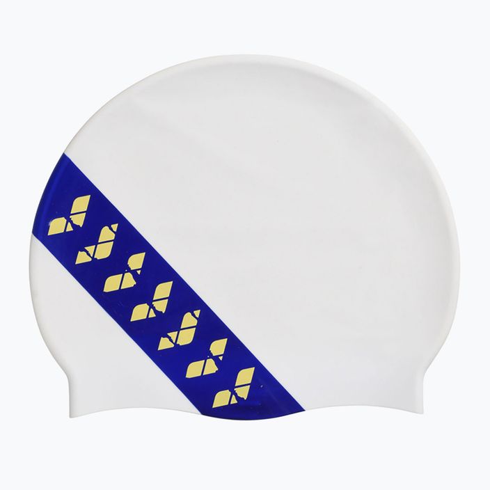 Arena Icons Team Stripe καπέλο για κολύμπι λευκό 001463 3