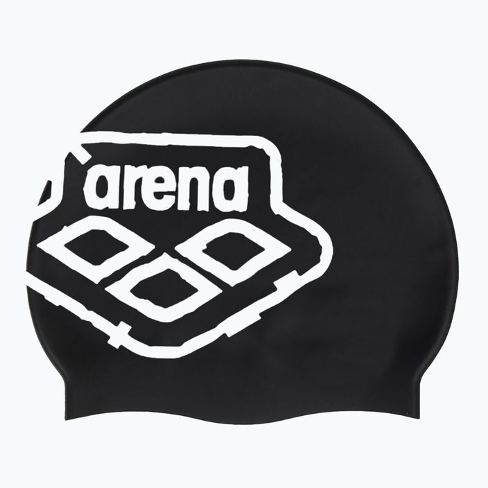 Arena Icons Team Stripe καπέλο για κολύμπι μαύρο 001463 3