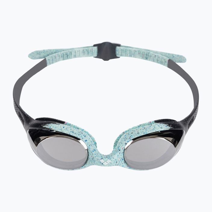 Παιδικά γυαλιά κολύμβησης arena Spider JR Mirror r ασημί/γκρι/μαύρο 2