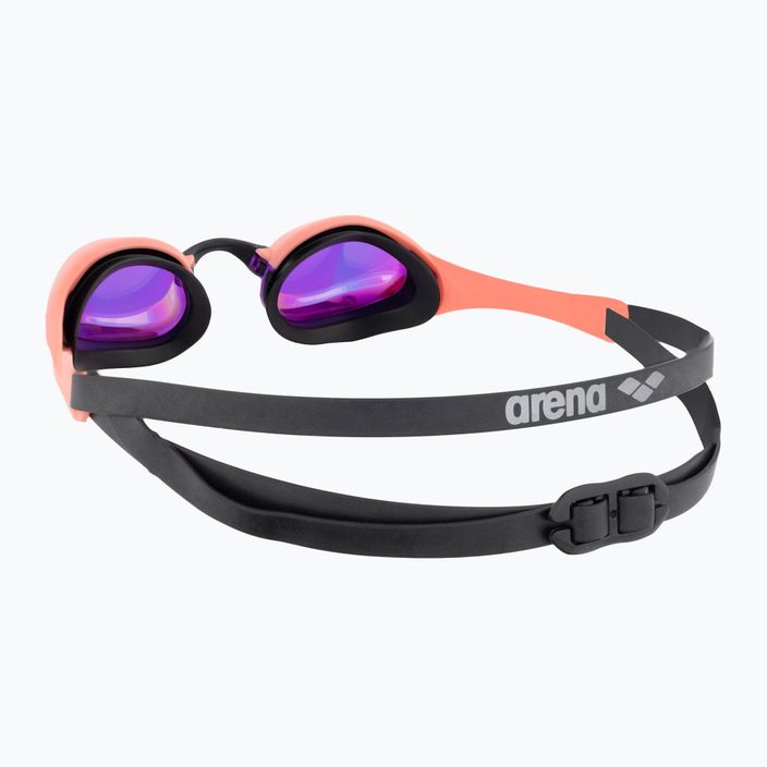 Γυαλιά κολύμβησης Arena Cobra Ultra Swipe Mirror βιολετί/κοραλί 5