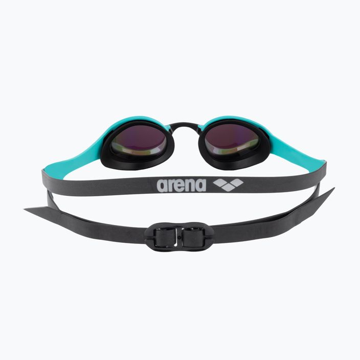 Γυαλιά κολύμβησης Arena Cobra Ultra Swipe Mirror σμαραγδένιο/παγώνι 5