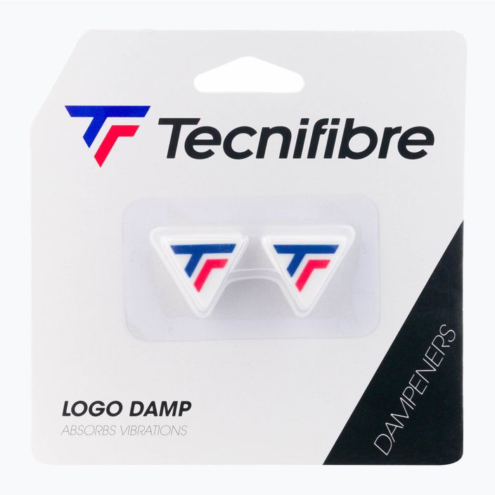 Tecnifibre Logo Damp 2 τεμ. λευκό 53ATPLOTRN