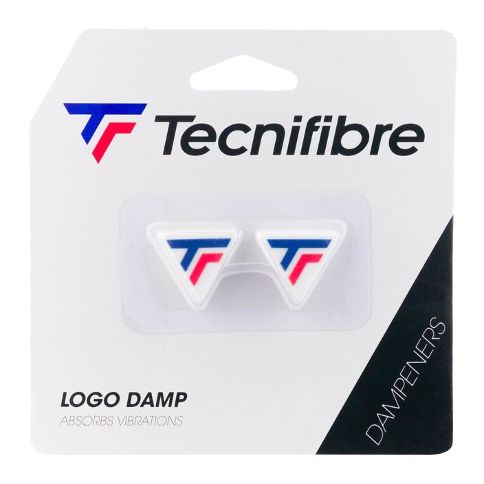 Tecnifibre Logo Damp 2 τεμ. λευκό 53ATPLOTRN 2