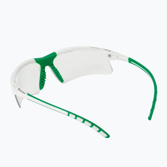 Γυαλιά σκουός Tecnifibre λευκά/πράσινα 54SQGLWH21 2