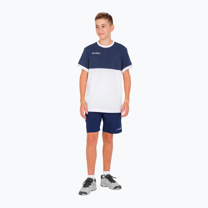 Tecnifibre Stretch λευκό και μπλε παιδικό πουκάμισο τένις 22F1ST F1 8