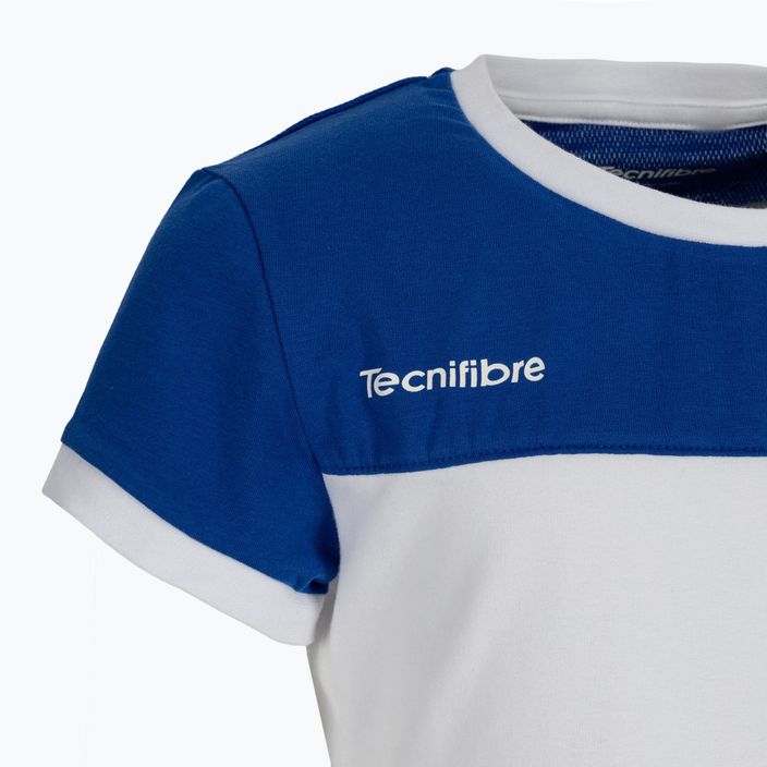 Tecnifibre Stretch λευκό και μπλε παιδικό μπλουζάκι τένις 22LAF1 F1 3