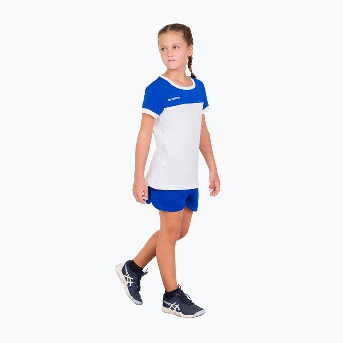 Tecnifibre Stretch λευκό και μπλε παιδικό μπλουζάκι τένις 22LAF1 F1 8