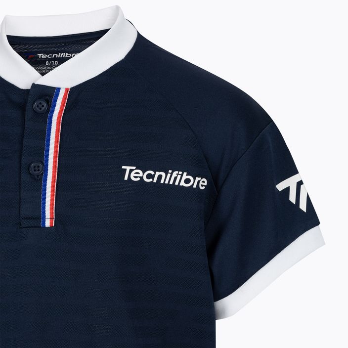 Παιδικό πουκάμισο τένις Tecnifibre Polo μπλε 22F3PO F3 3