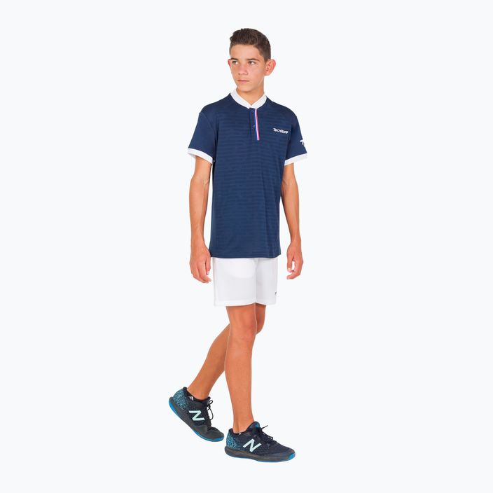Παιδικό πουκάμισο τένις Tecnifibre Polo μπλε 22F3PO F3 6