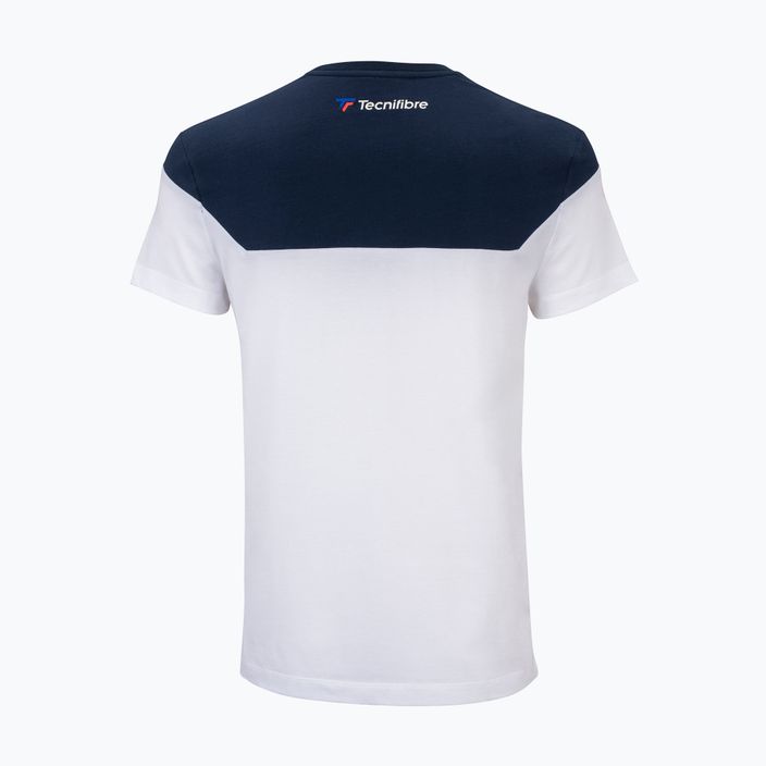 Ανδρικό μπλουζάκι τένις Tecnifibre Training λευκό 22TRAITEE 2