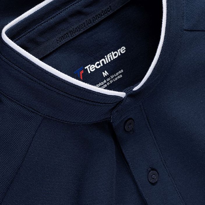 Ανδρικό πουκάμισο τένις Tecnifibre Polo Pique navy blue 25POPIQ224 4