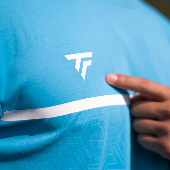 Ανδρικό πουκάμισο τένις Tecnifibre Team Tech Tee μπλε 22TETEAZ35 7