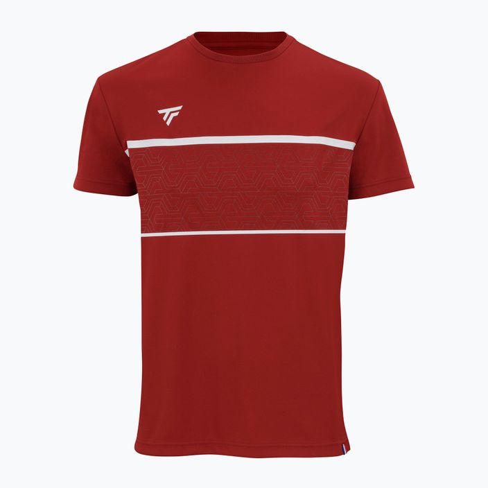 Ανδρικό πουκάμισο τένις Tecnifibre Team Tech Tee κόκκινο 22TETECR33 2