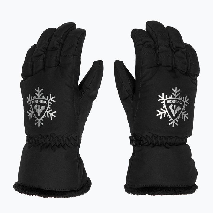Γυναικεία γάντια σκι Rossignol Perfy G black 3