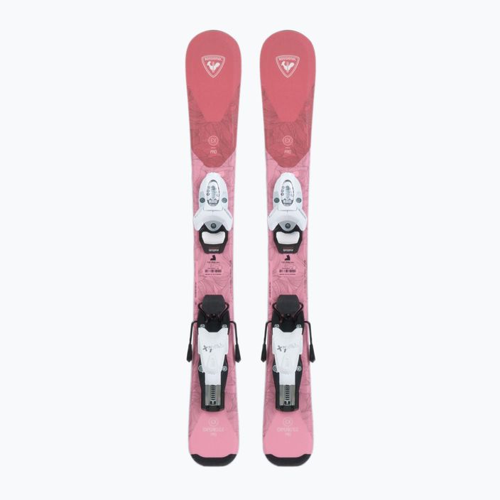 Παιδικά χιονοδρομικά σκι Rossignol Experience 80 W Pro + Kid4 pink