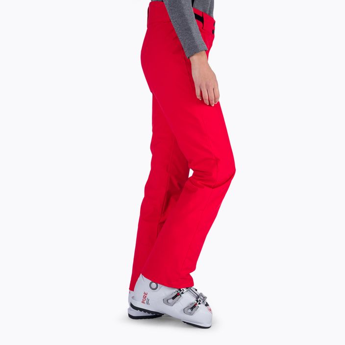 Γυναικεία παντελόνια σκι Rossignol Rapide red 2